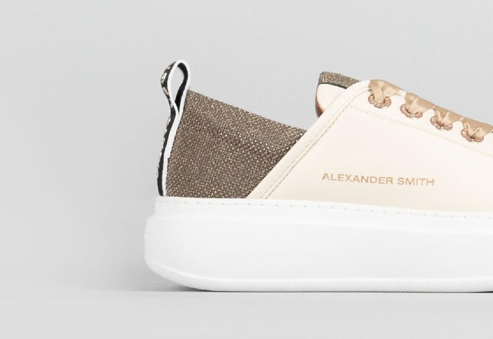 Alexander Smith WEMBLEY WOMAN IVORY GOLD Prezzo Ridotto