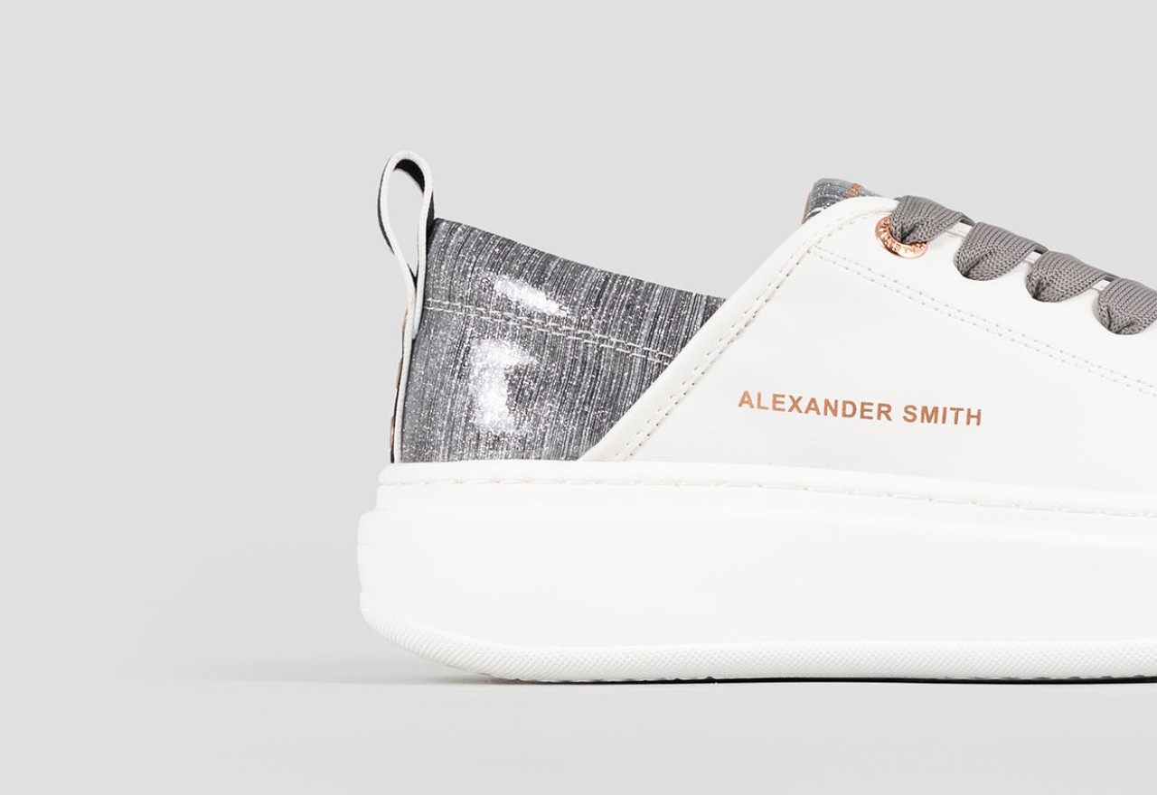 Alexander Smith ECO-WEMBLEY WOMAN WHITE SILVER Consegna Veloce