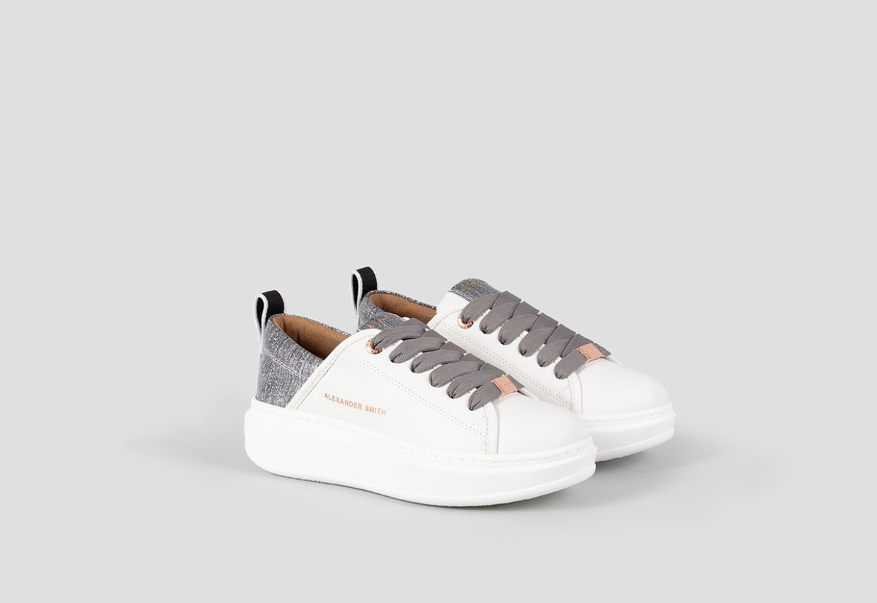 Alexander Smith ECO-WEMBLEY WOMAN WHITE SILVER Consegna Veloce