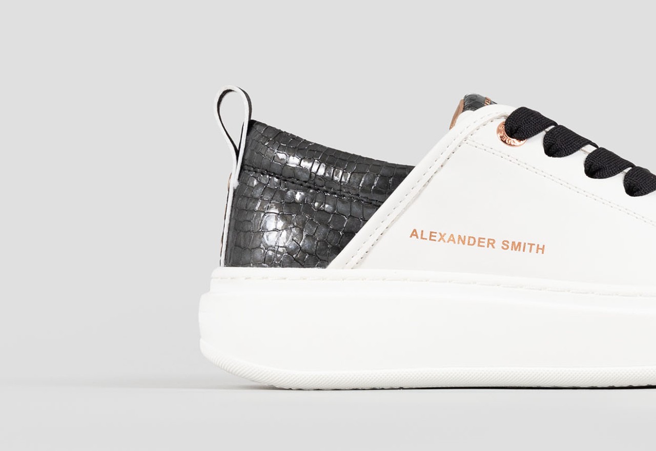 Alexander Smith ECO-WEMBLEY WOMAN WHITE BLACK Promozione Limitata