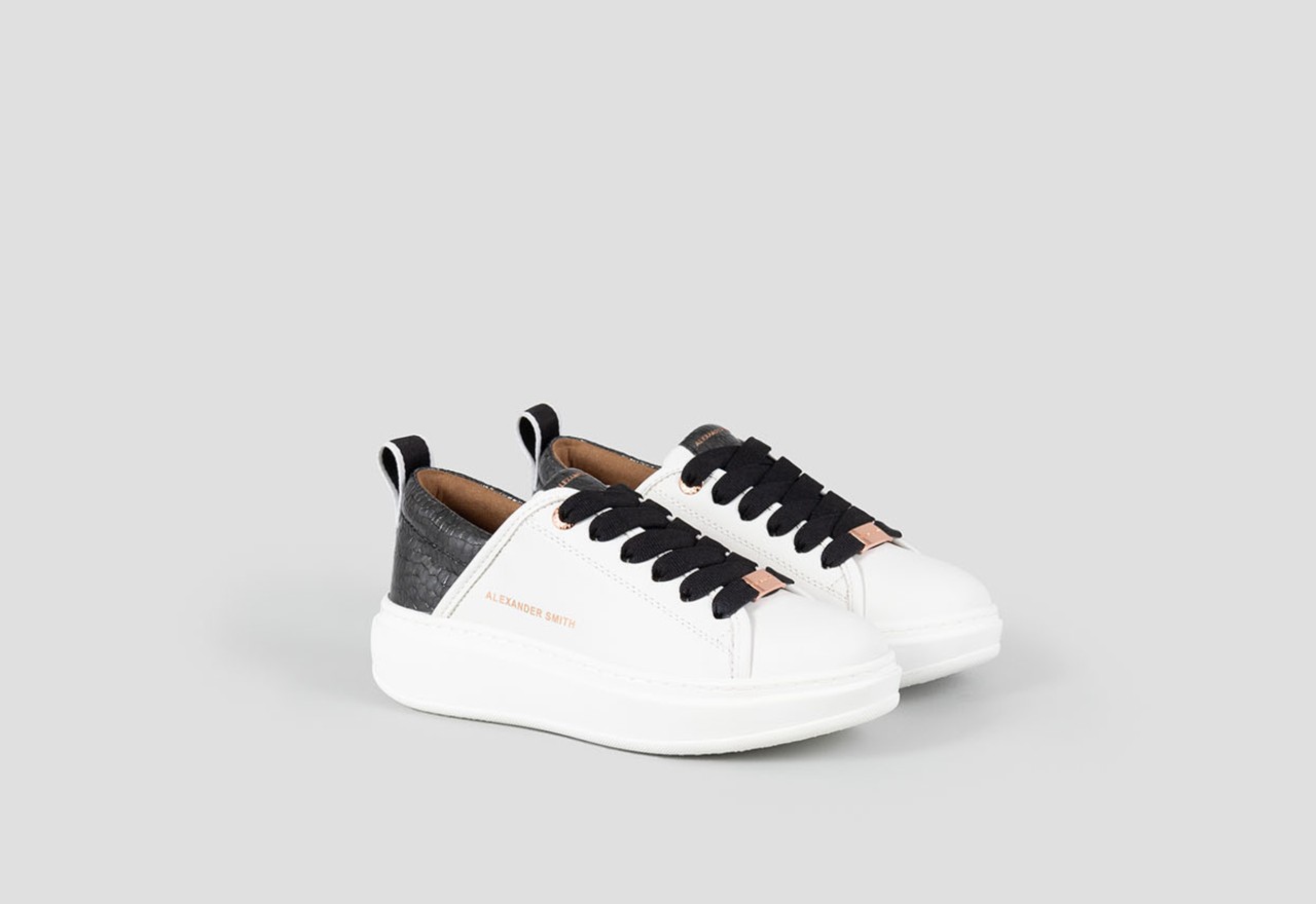 Alexander Smith ECO-WEMBLEY WOMAN WHITE BLACK Promozione Limitata