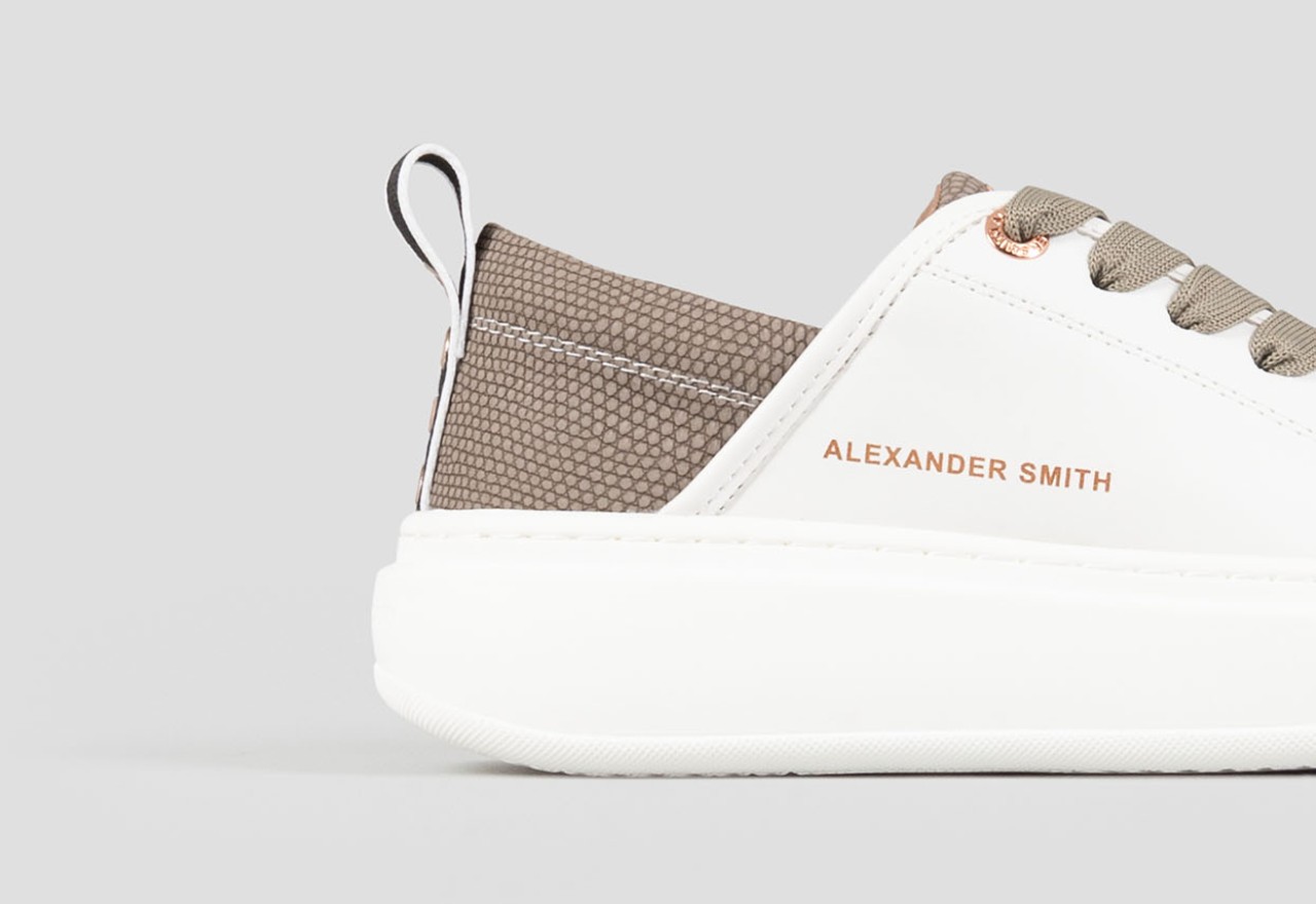 Alexander Smith ECO-WEMBLEY WOMAN WHITE GREEN Affare Del Giorno