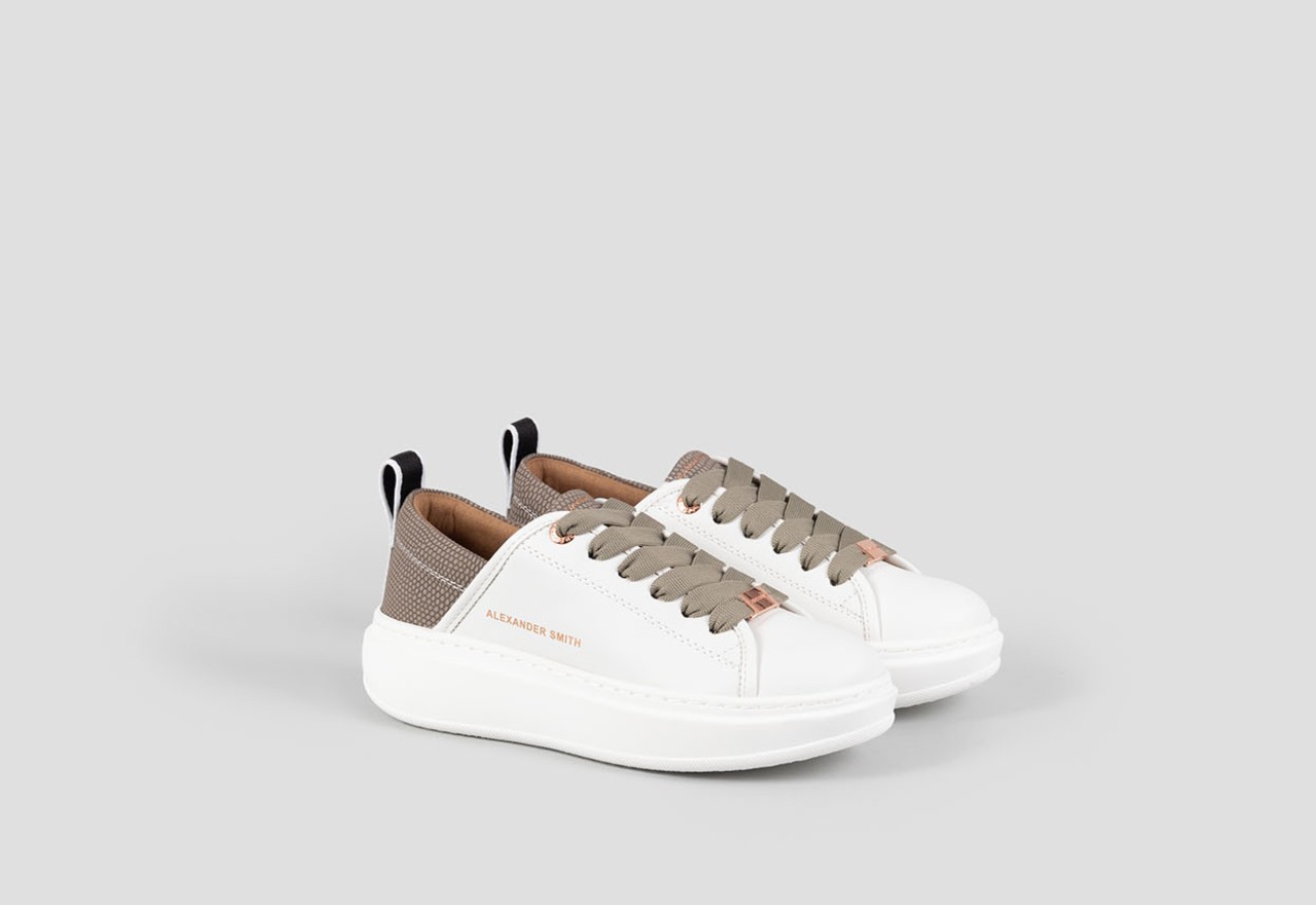 Alexander Smith ECO-WEMBLEY WOMAN WHITE GREEN Affare Del Giorno