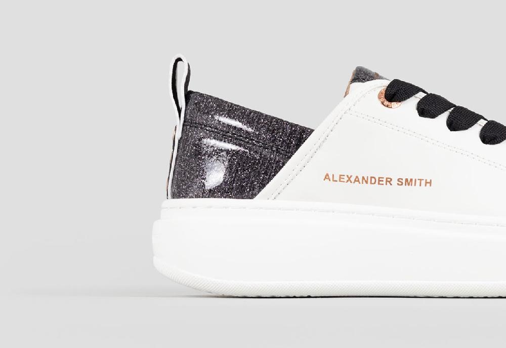 Alexander Smith ECO-WEMBLEY WOMAN WHITE BLACK Prezzo Ridotto
