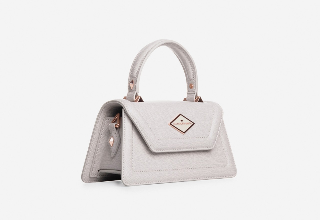 Alexander Smith ELIZABETH MINI - PASTEL GREY - PALMELLATO Saldi Di Fabbrica