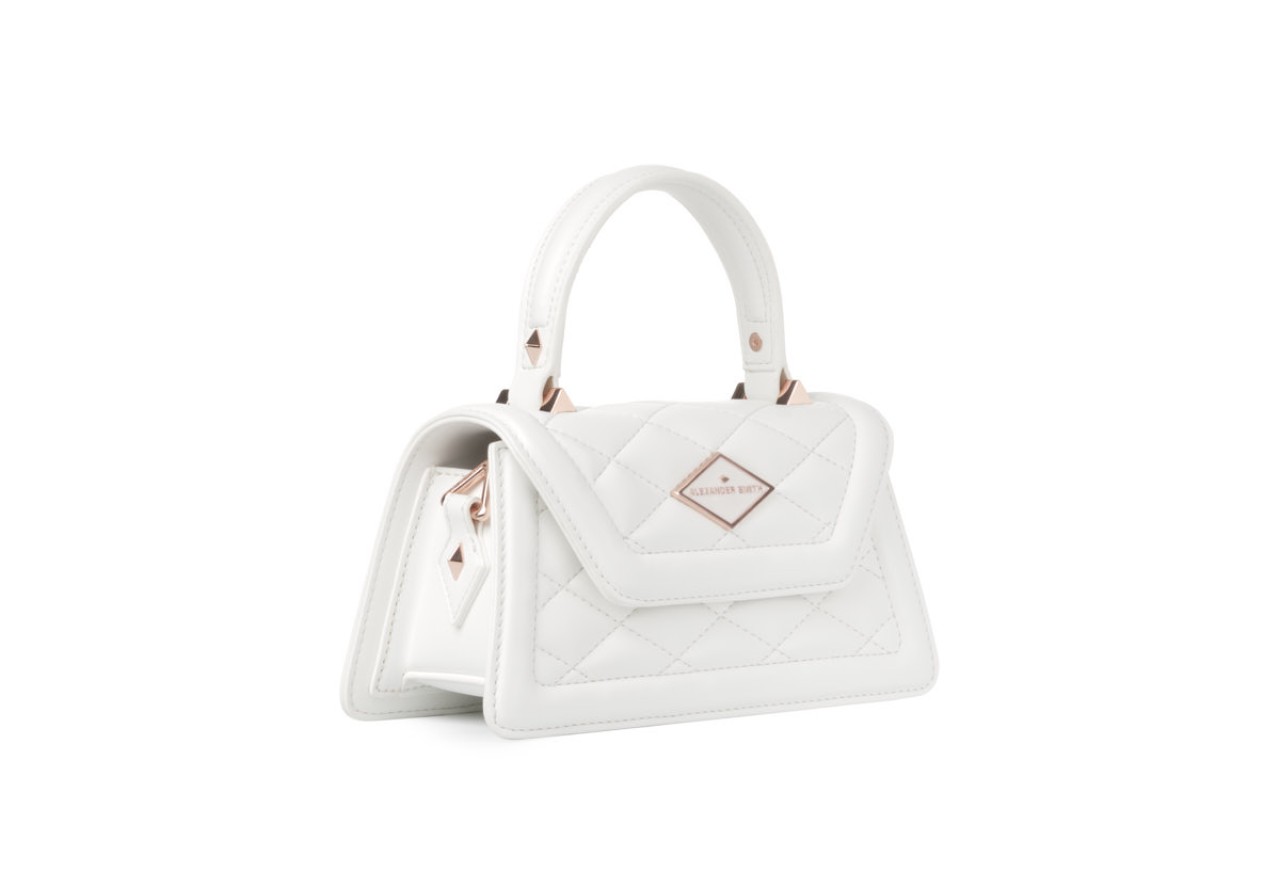 Alexander Smith ELIZABETH MINI - WHITE - MATELASSÉ Affare Del Giorno