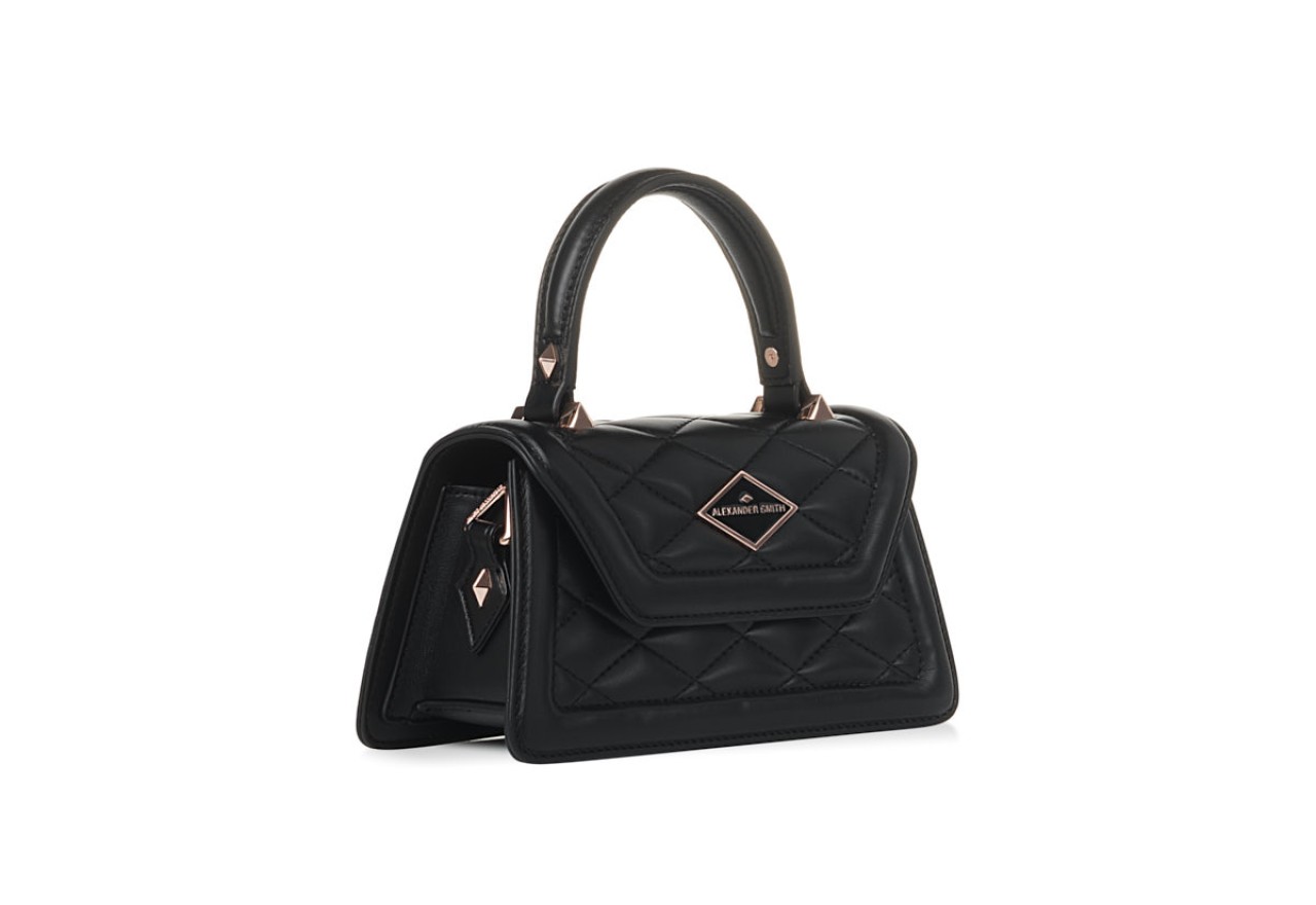 Alexander Smith ELIZABETH MINI - BLACK - MATELASSÉ Presa
