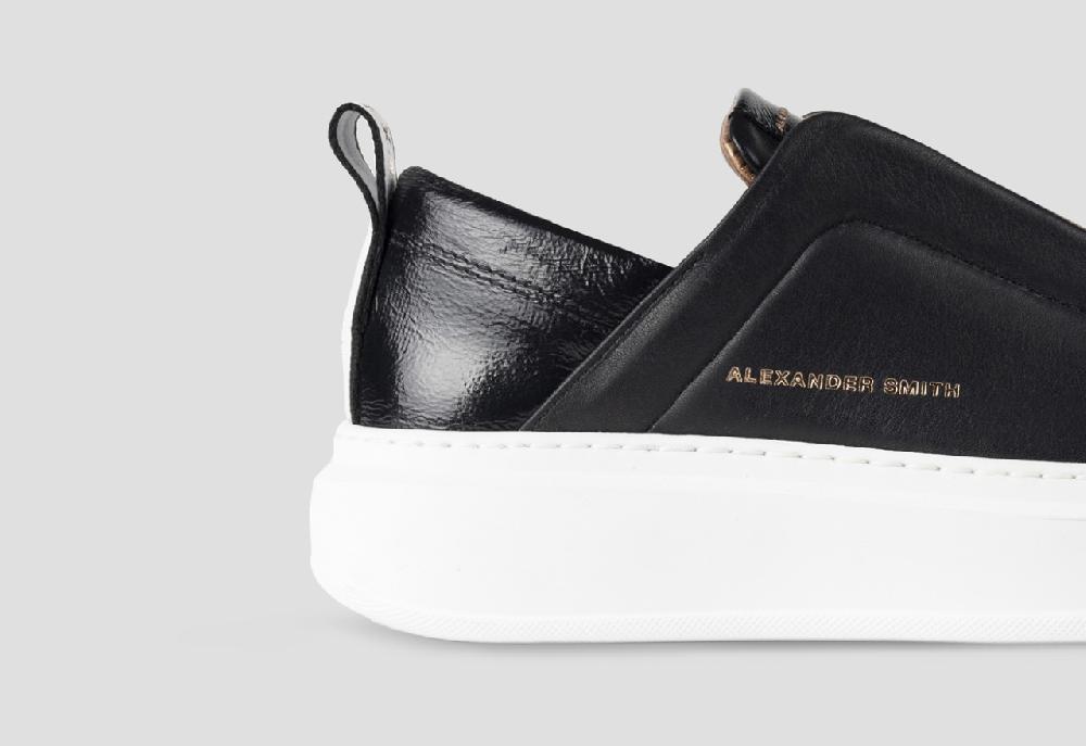 Alexander Smith WEMBLEY SLIP-ON WOMAN BLACK Vendita Economica