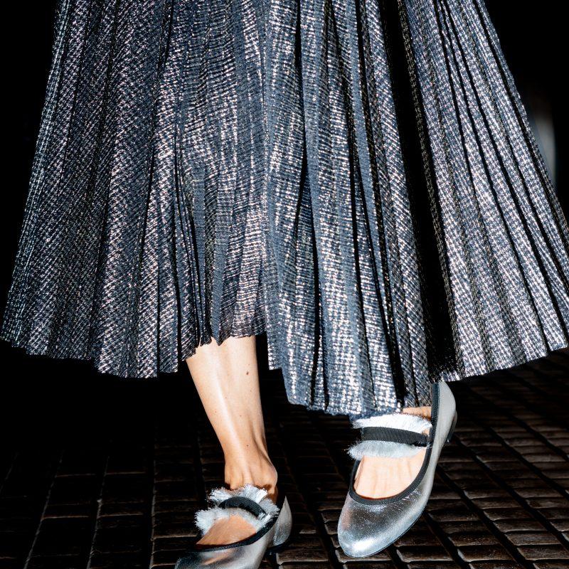Allagiulia Ballerina Lolita Frangia ARGENTO Qualità Garantita
