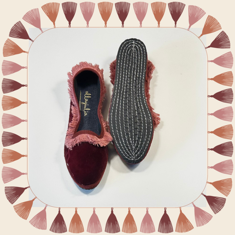 Allagiulia Friù Venezia BORDEAUX Frangia ROSA Novità
