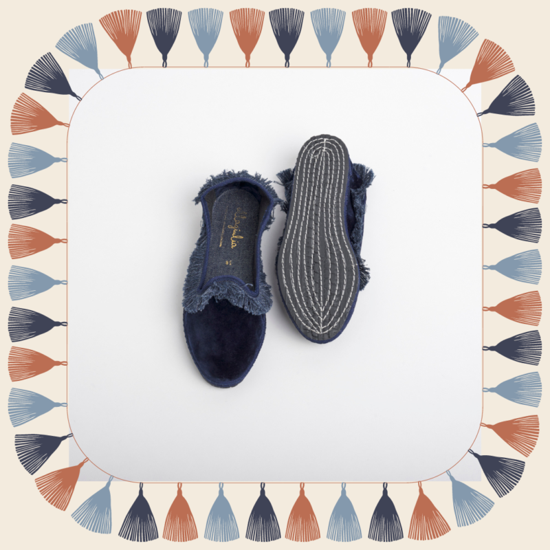 Allagiulia Friù Venezia Frangia BLU DENIM In Saldo