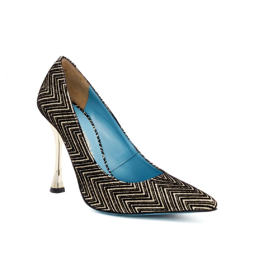 Amalfi by rangoni Décolleté Simply in velluto oro Italy
