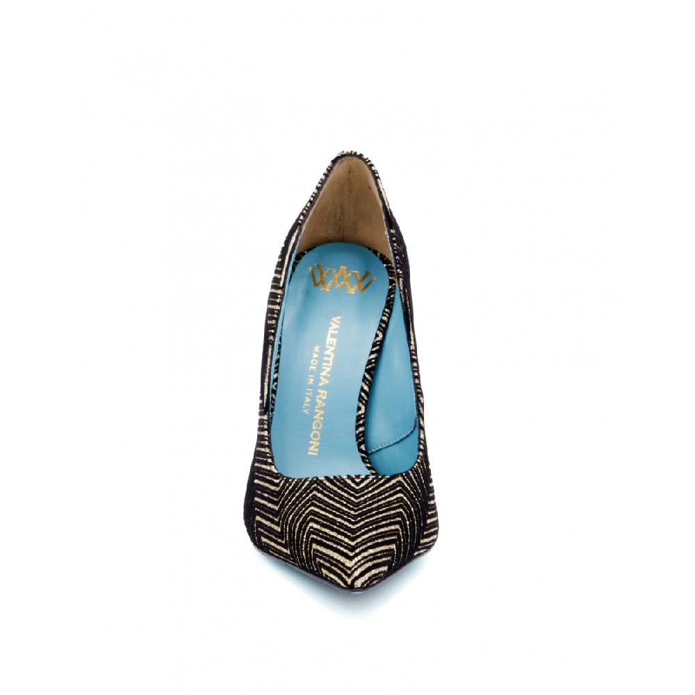 Amalfi by rangoni Décolleté Simply in velluto oro Italy