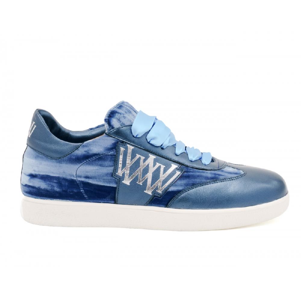 Amalfi by rangoni Sneakers Valetta velluto blu Shopping Online