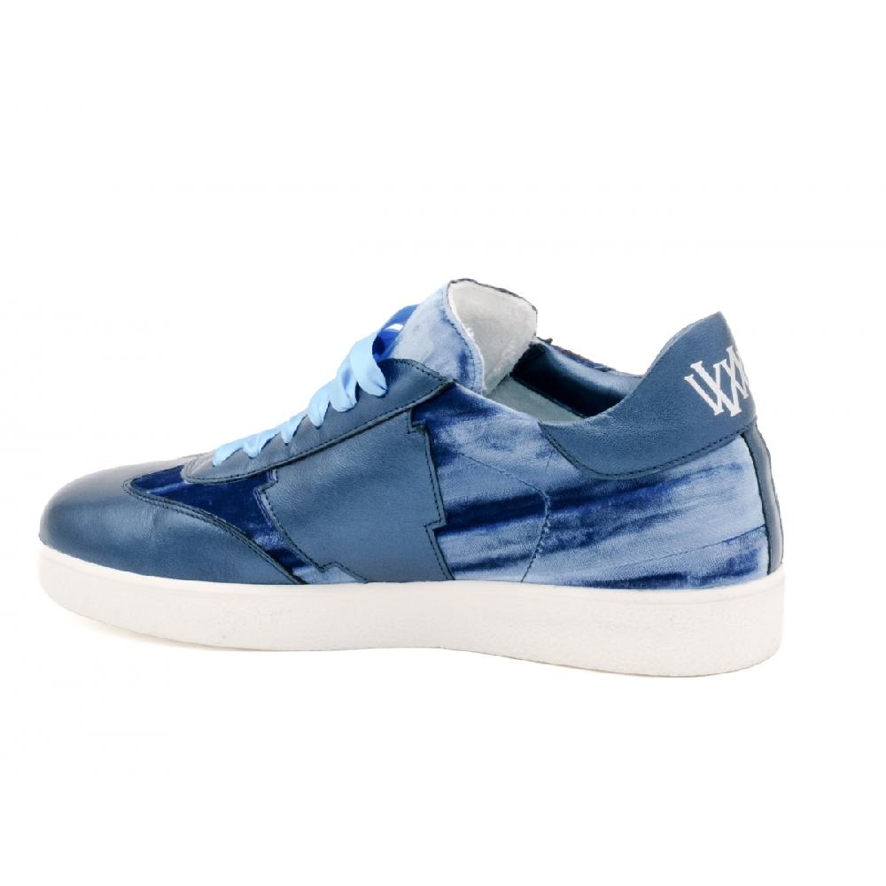 Amalfi by rangoni Sneakers Valetta velluto blu Shopping Online