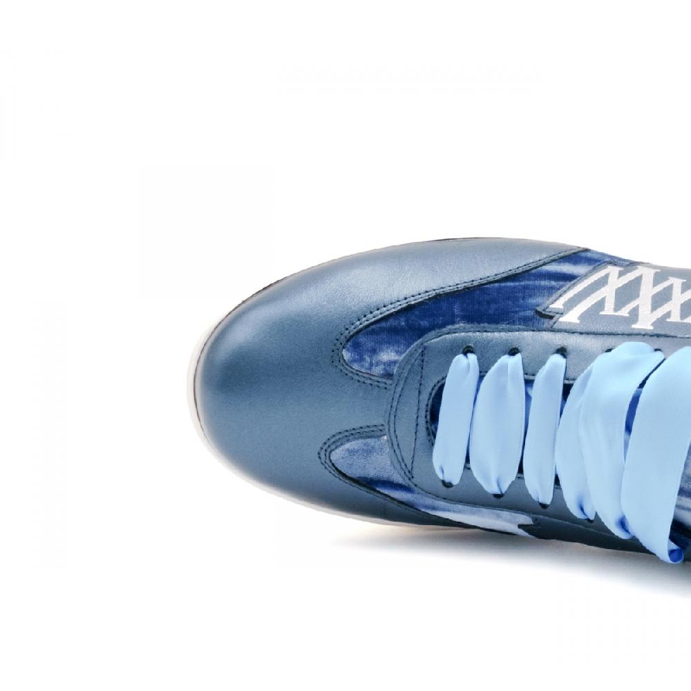 Amalfi by rangoni Sneakers Valetta velluto blu Shopping Online