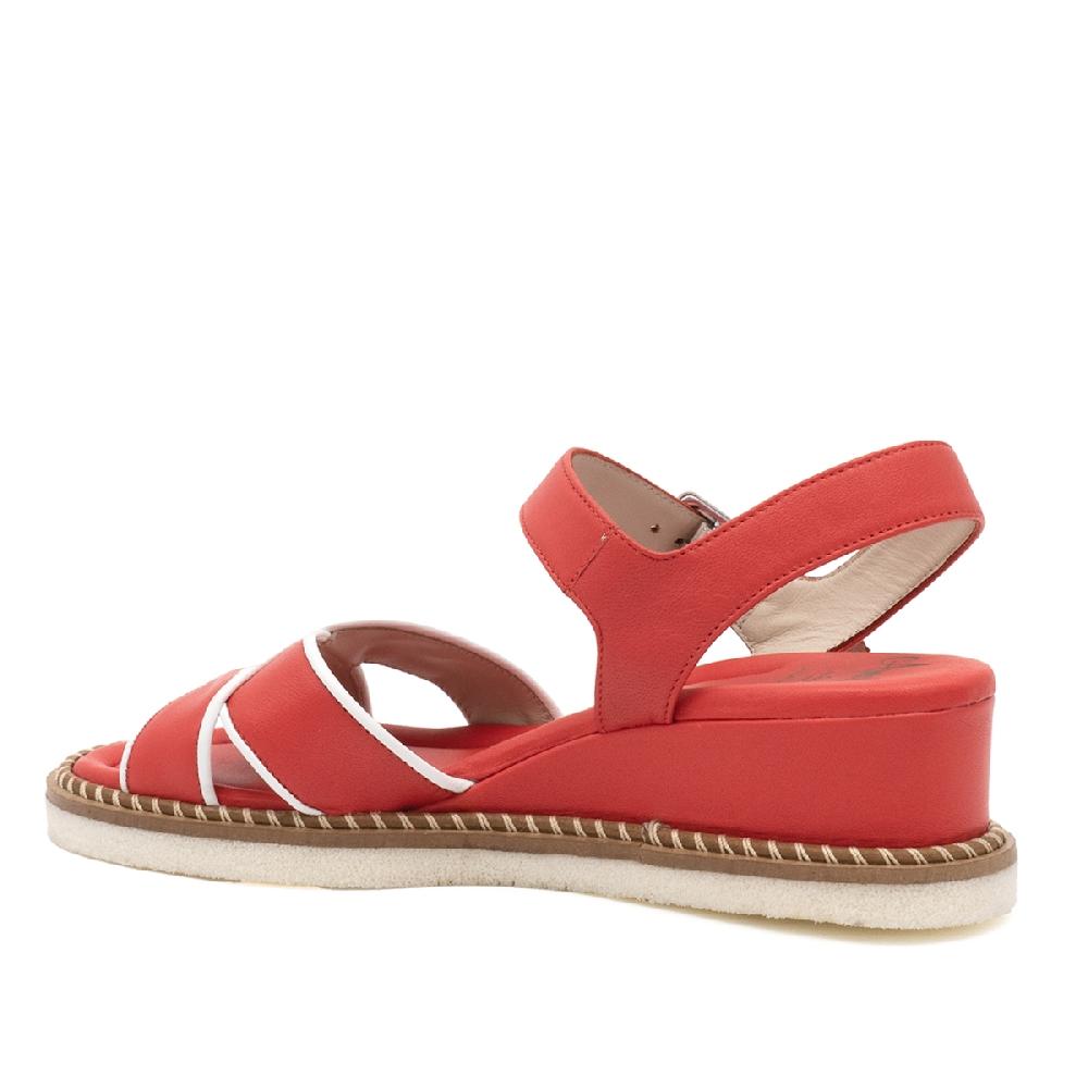 Amalfi by rangoni Sandalo espadrille Montecarlo corallo Spedizione Gratuita