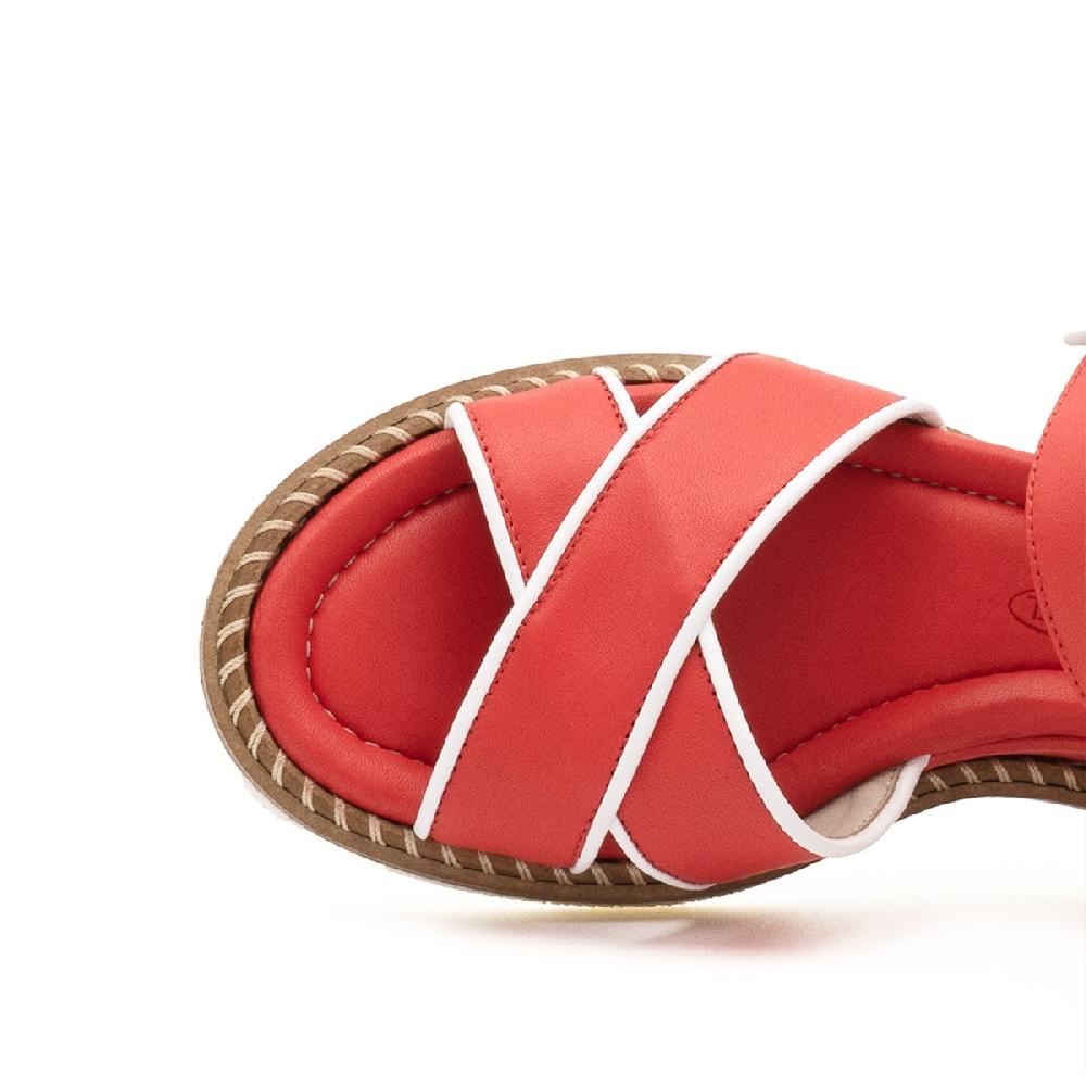Amalfi by rangoni Sandalo espadrille Montecarlo corallo Spedizione Gratuita