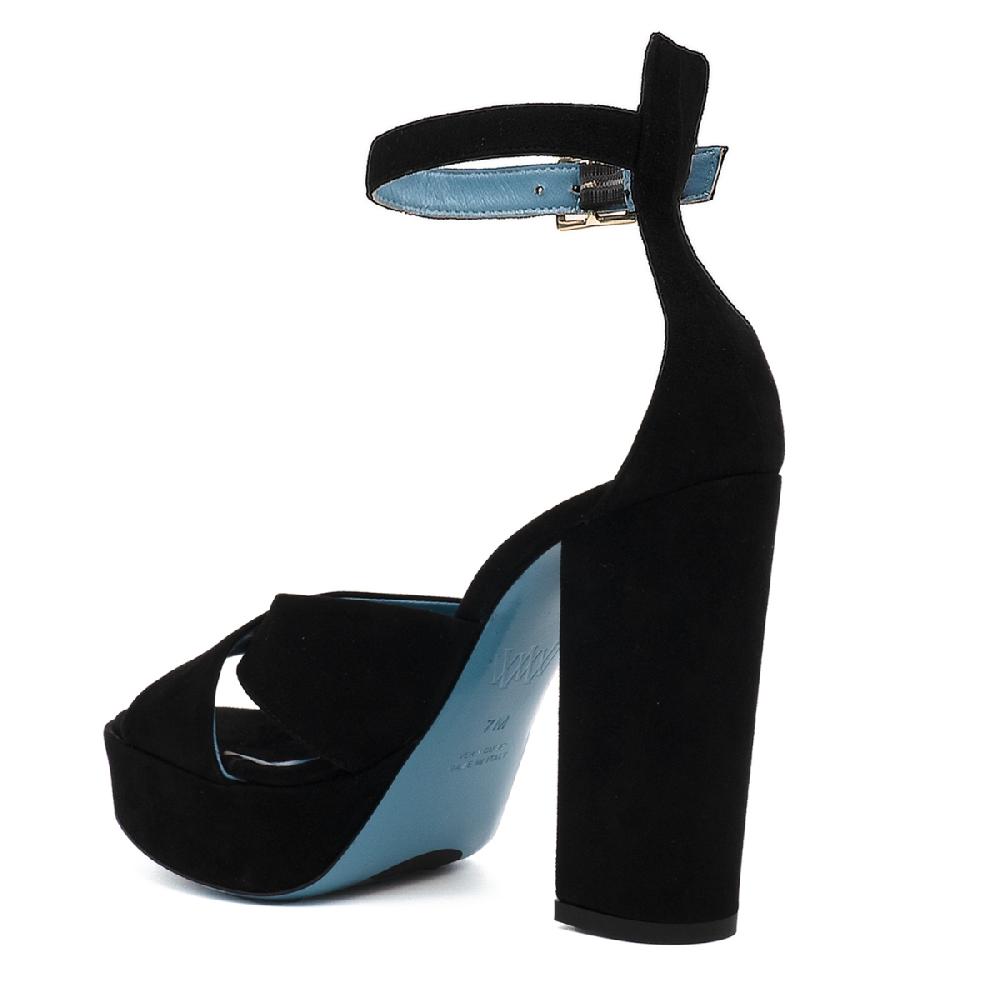 Amalfi by rangoni Sandalo platform Migliore nero In Vendita