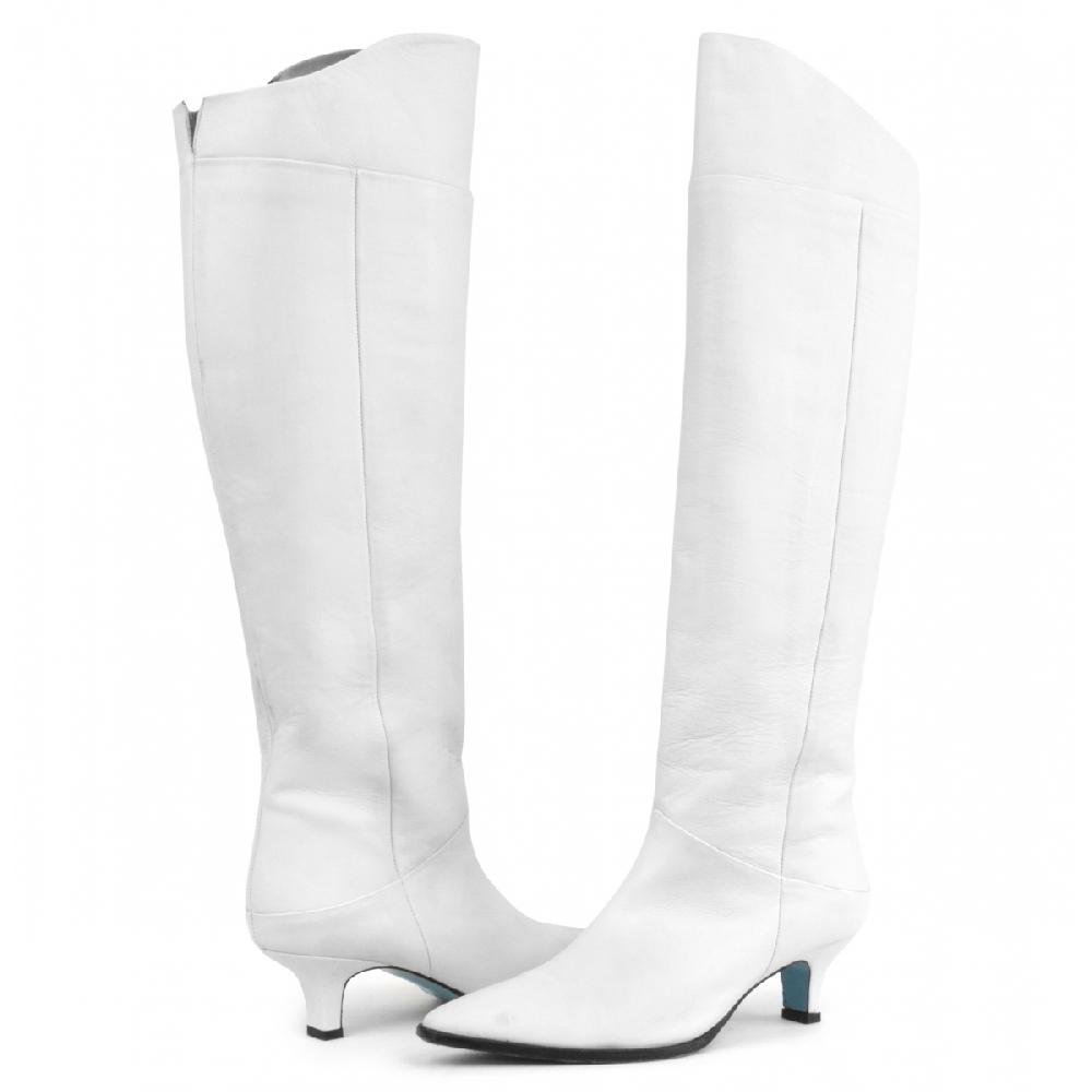 Amalfi by rangoni Stivale cuissard Drupi white Saldi Di Fabbrica