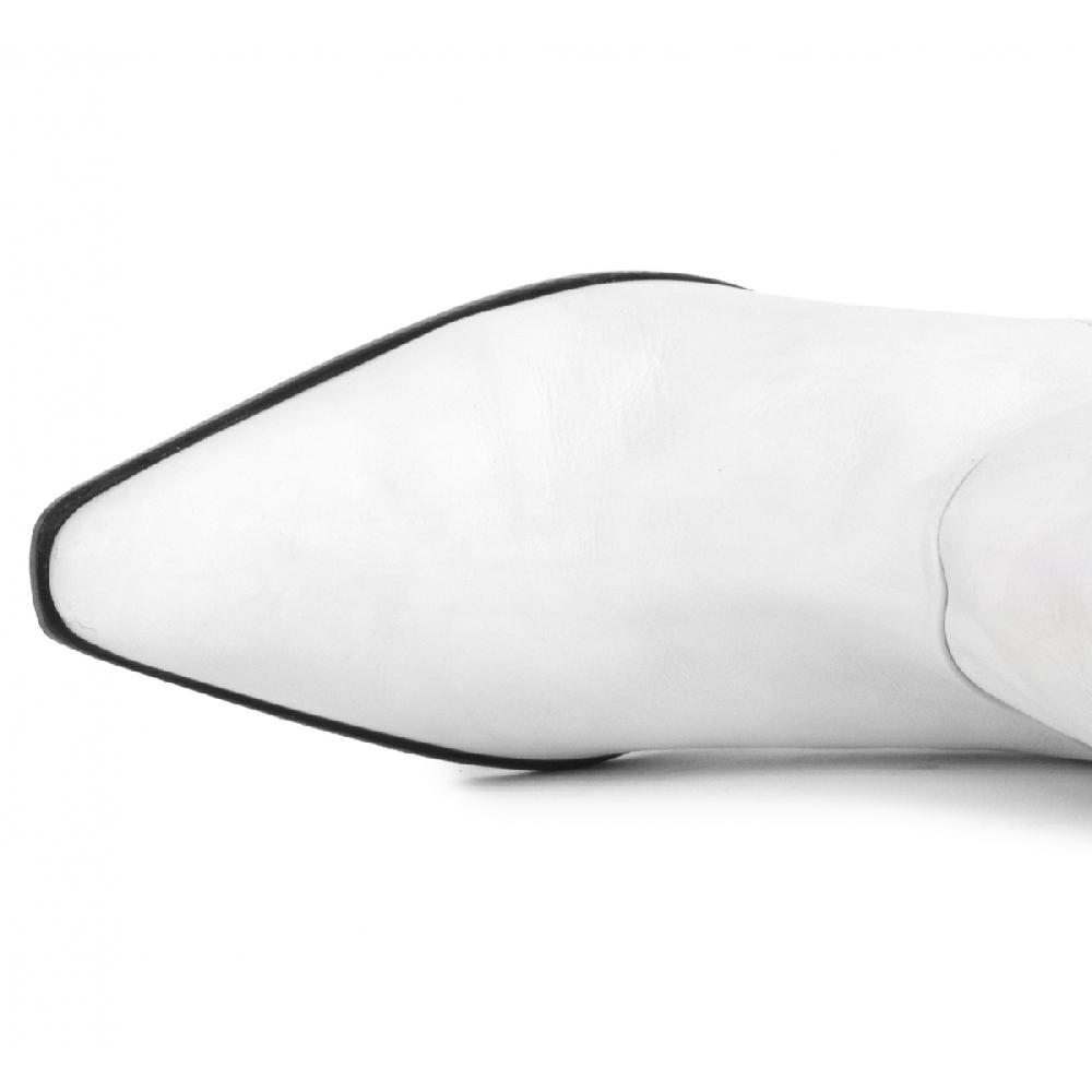Amalfi by rangoni Stivale cuissard Drupi white Saldi Di Fabbrica