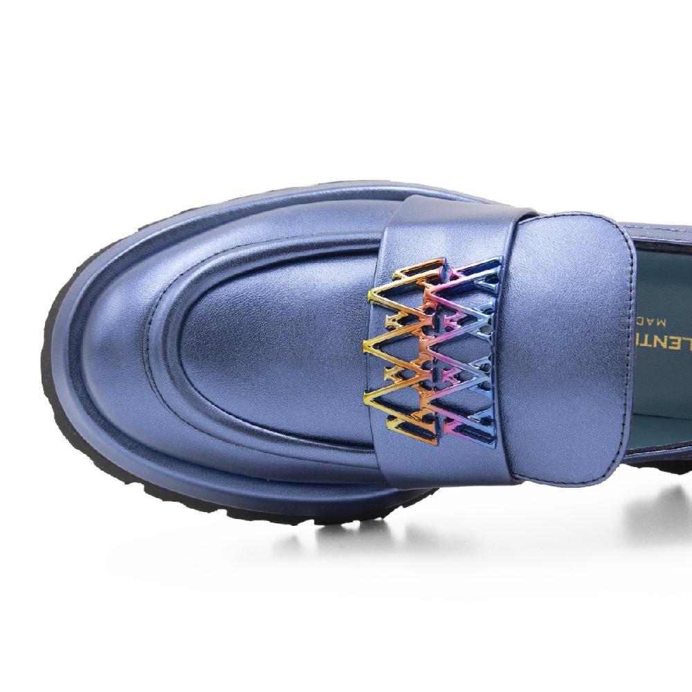 Amalfi by rangoni Mocassino Frida blu Soddisfazione Garantita