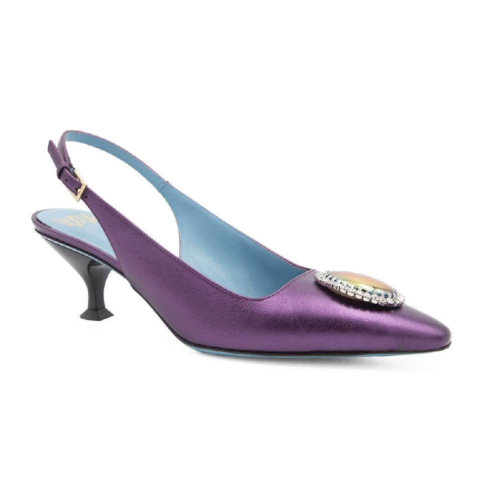 Amalfi by rangoni Décolleté Docile viola Qualità Garantita