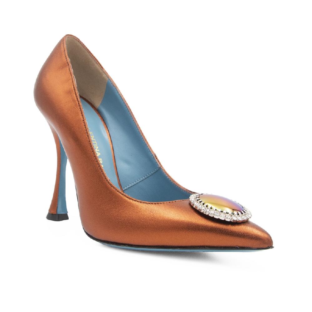 Amalfi by rangoni Décolleté Splendida in pelle metallica Presa