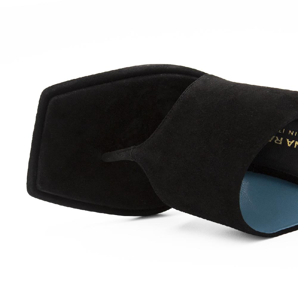 Amalfi by rangoni Mule infradito Desiderio nero Vendita Calda