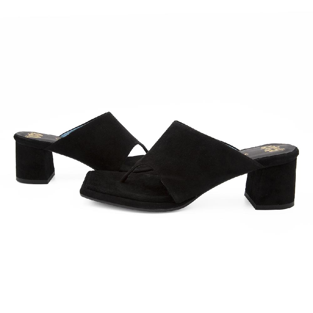 Amalfi by rangoni Mule infradito Desiderio nero Vendita Calda