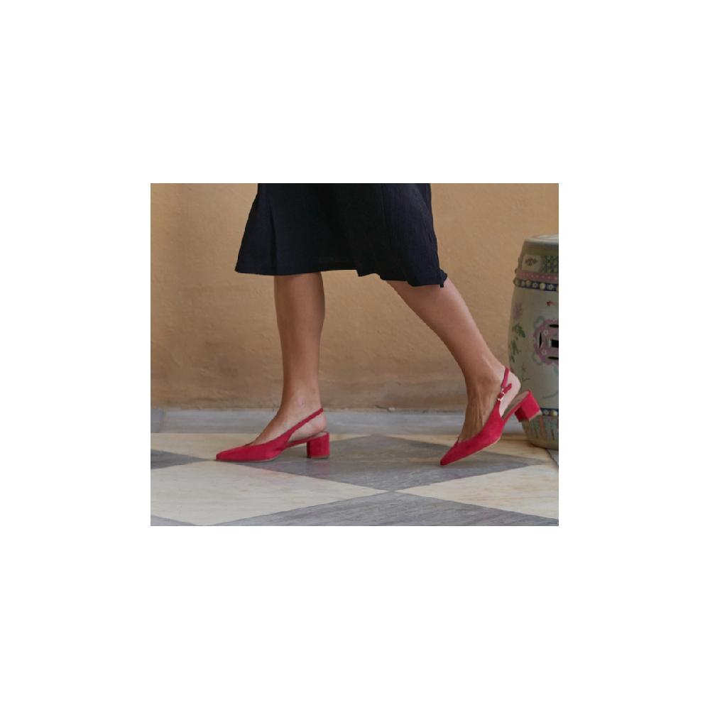 Amalfi by rangoni Slingback Panarea rosse Offerta Pasqua