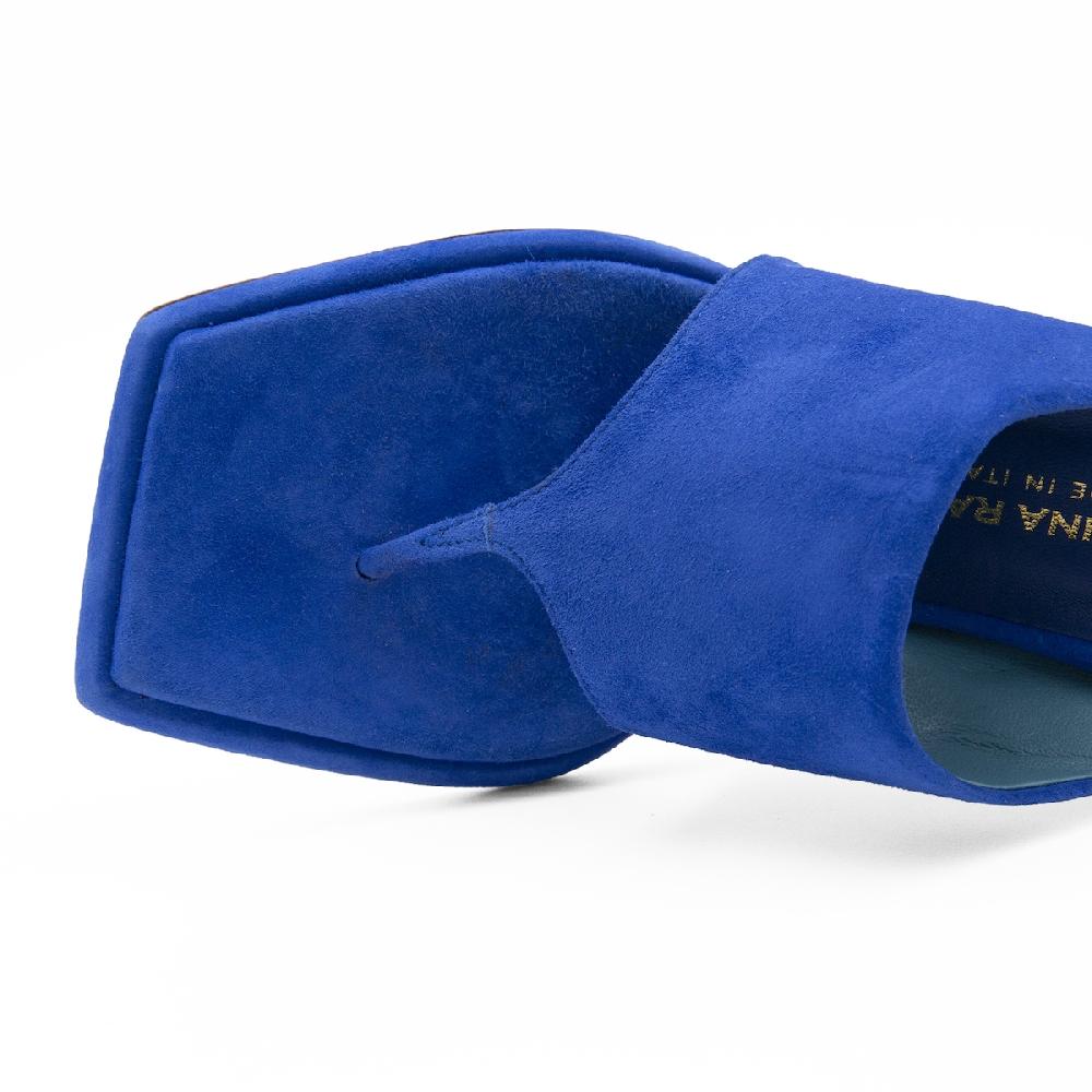 Amalfi by rangoni Mule infradito Desiderio blu Prezzo Ridotto