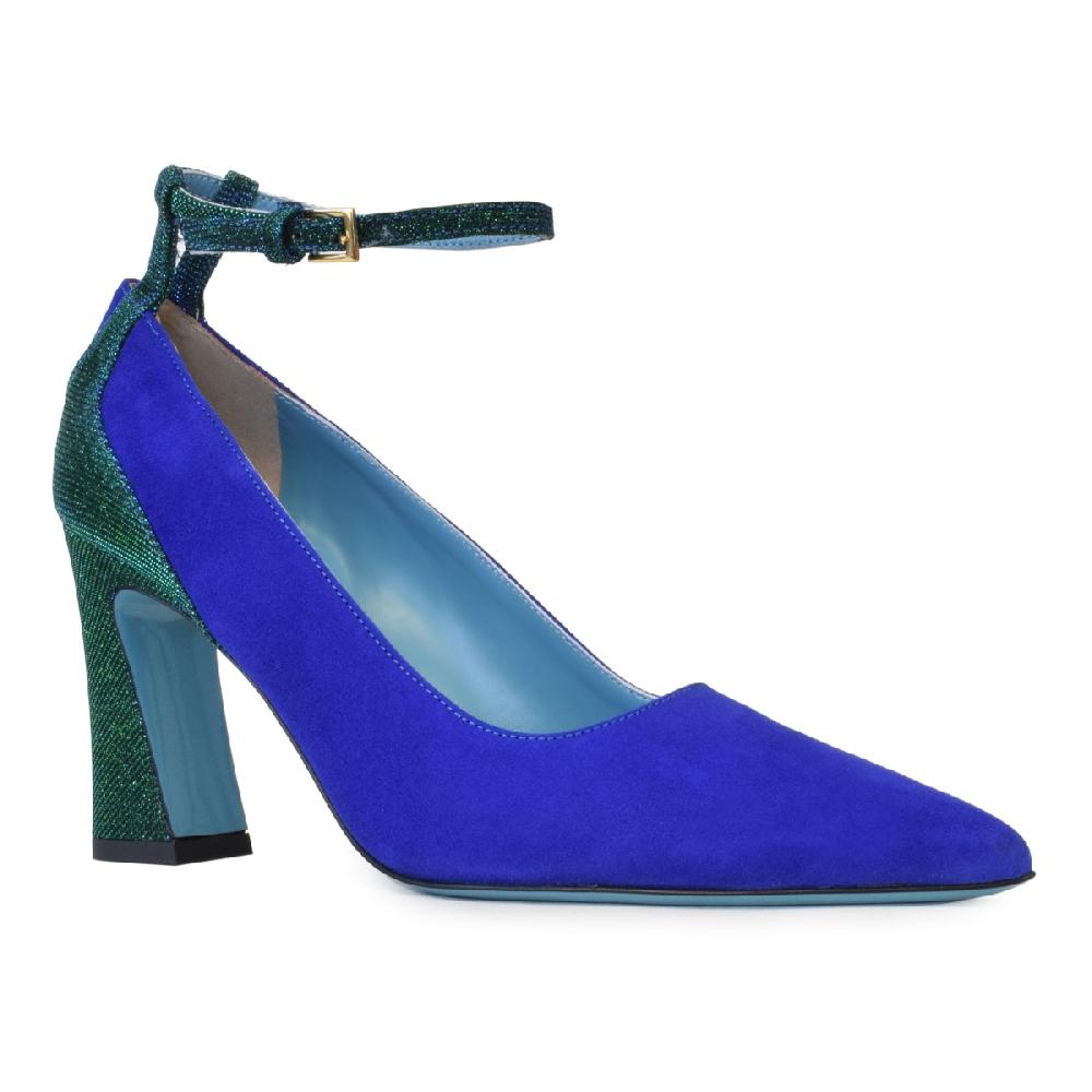 Amalfi by rangoni Décolleté Fosca blu elettrico Saldi