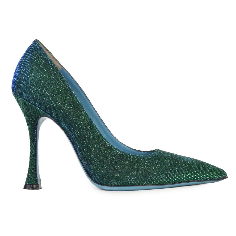 Amalfi by rangoni Décolleté Simply Emerald Glitter Saldi Di Fabbrica