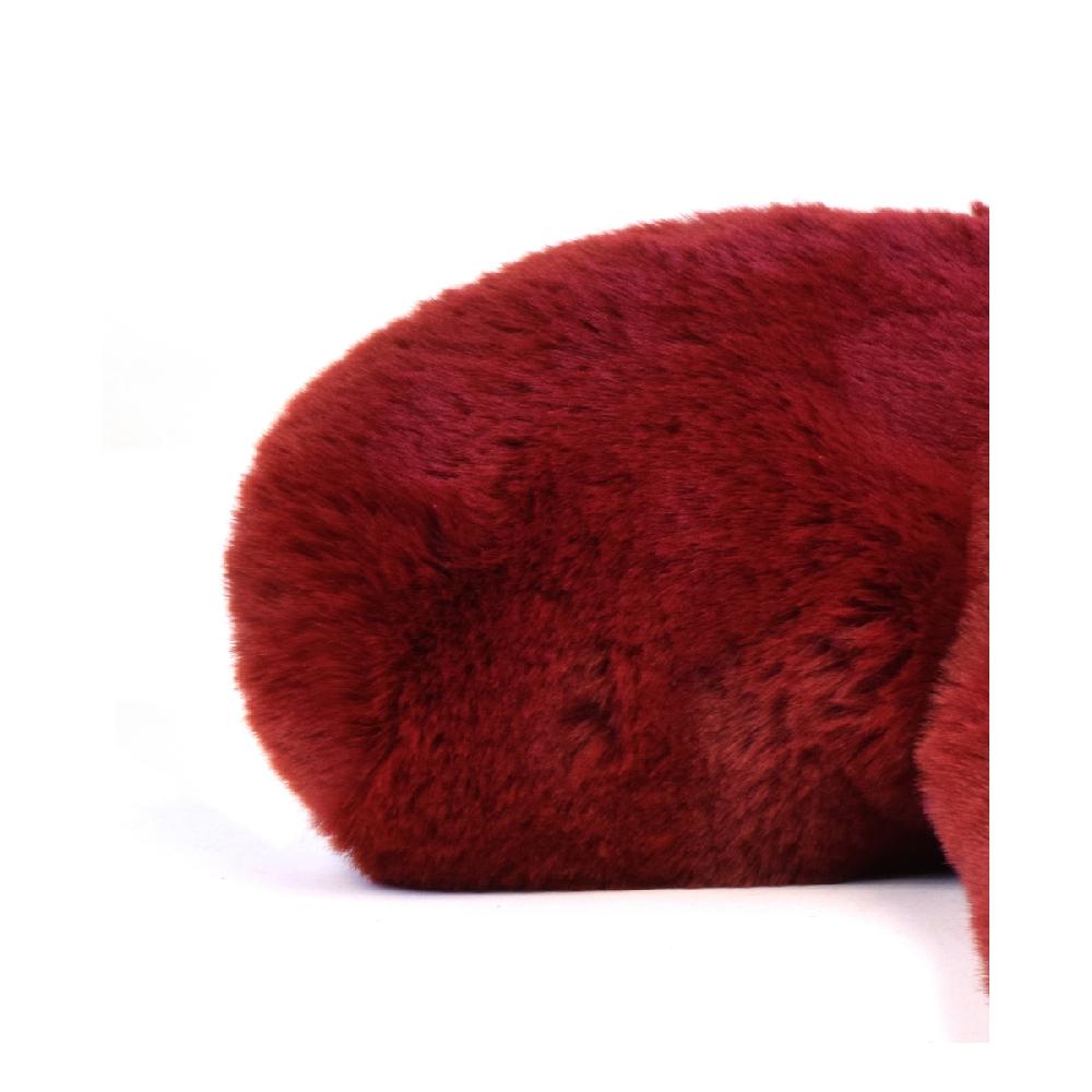 Amalfi by rangoni Stivaletto da casa Fluffity rosso 2025