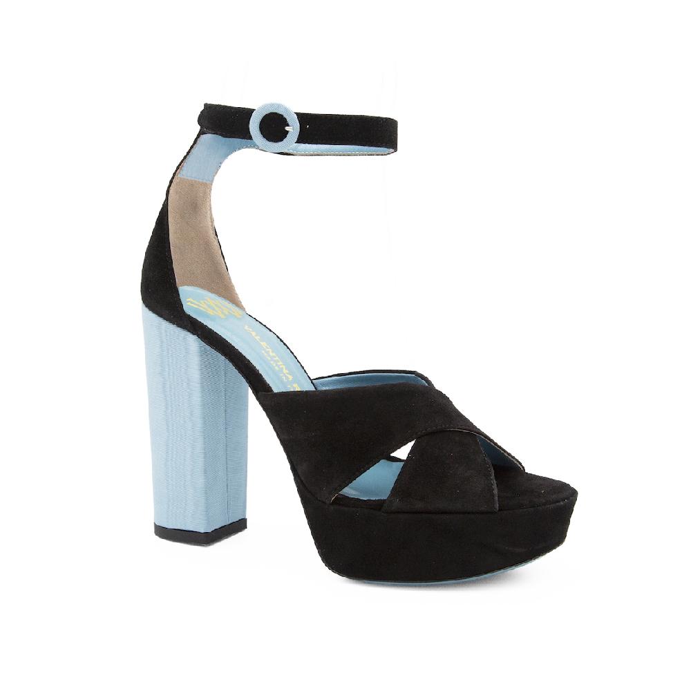 Amalfi by rangoni Sandalo platform Miglio nero Shopping Online