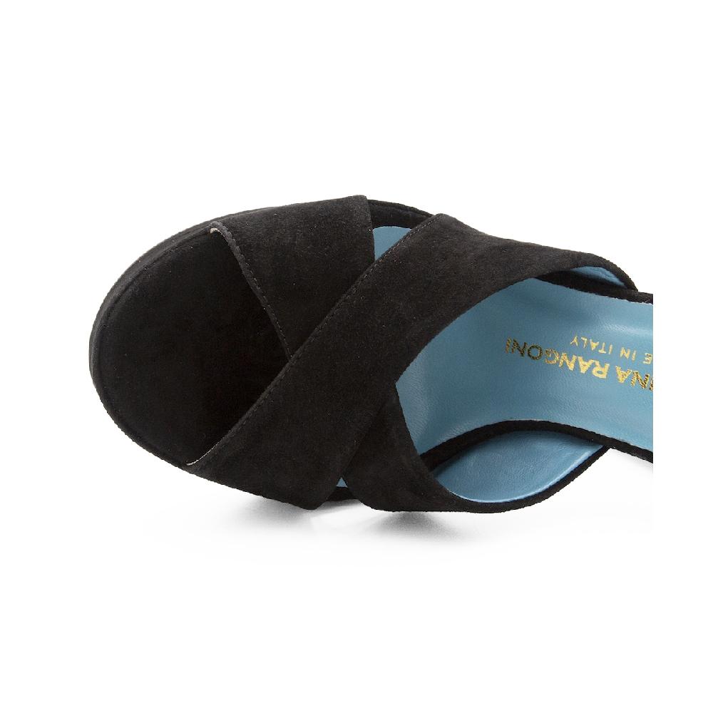 Amalfi by rangoni Sandalo platform Miglio nero Shopping Online