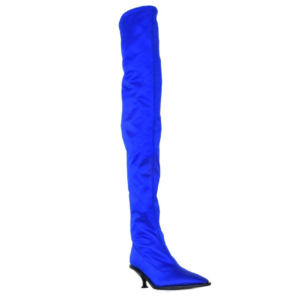 Amalfi by rangoni Stivale cuissard Dolores blu Hotsell