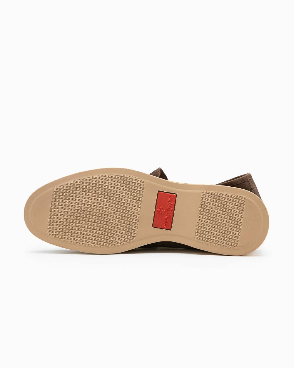 Andrea ventura Mocassino Aquariva 80 in suede caffè Qualità Garantita