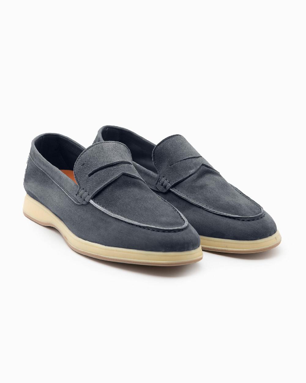 Andrea ventura Mocassino Aquariva 80 in suede night blue Affare Del Giorno