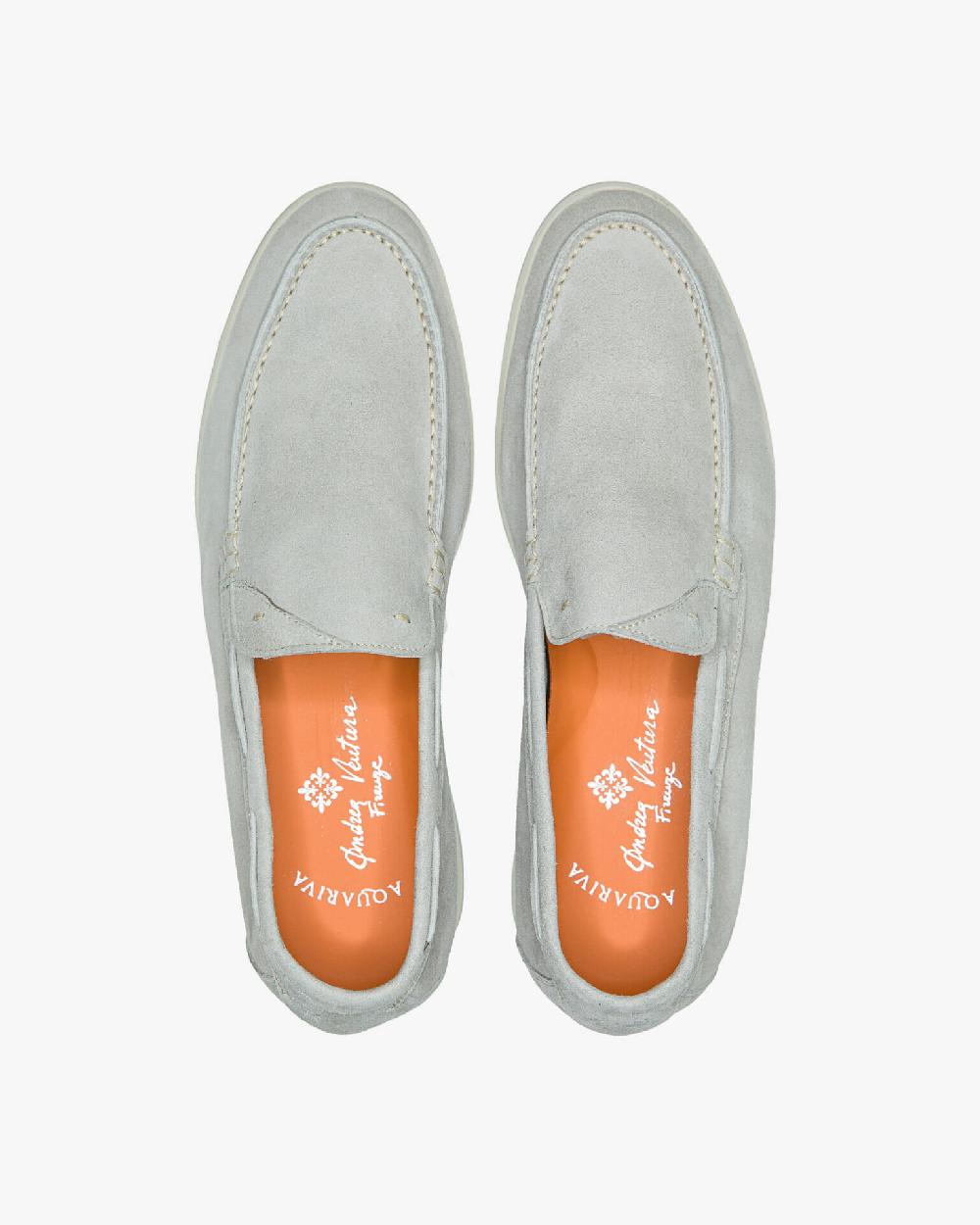 Andrea ventura MOCASSINO AQUARIVA ISEO IN SUEDE ELEFANTE Sottocosto