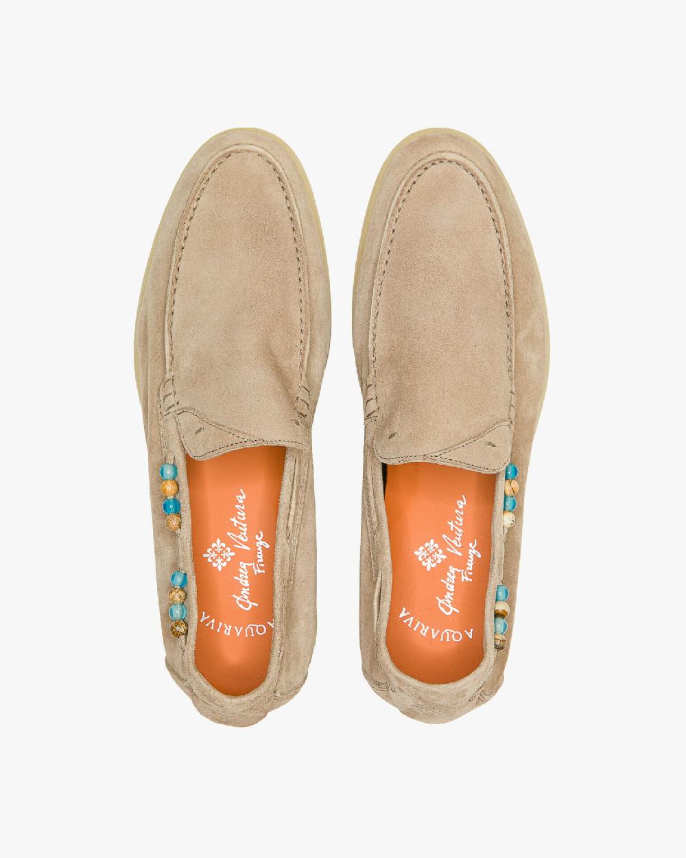 Andrea ventura MOCASSINO AQUARIVA PERLA2 IN SUEDE PARK AVENUE Sconto