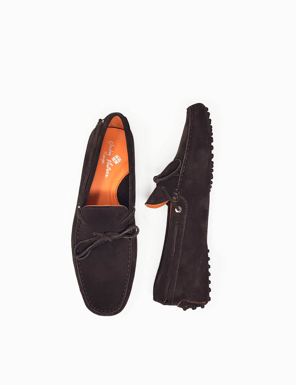 Andrea ventura Mocassino Guida FIOCCO in castorino IDRO color ebano Offerte