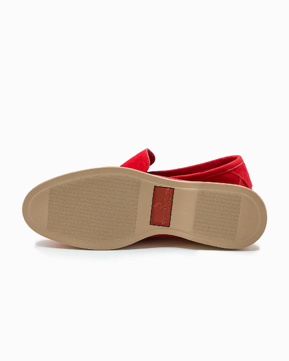 Andrea ventura MOCASSINO DONNA AQ-D COAST IN SUEDE ROSSO In Saldo