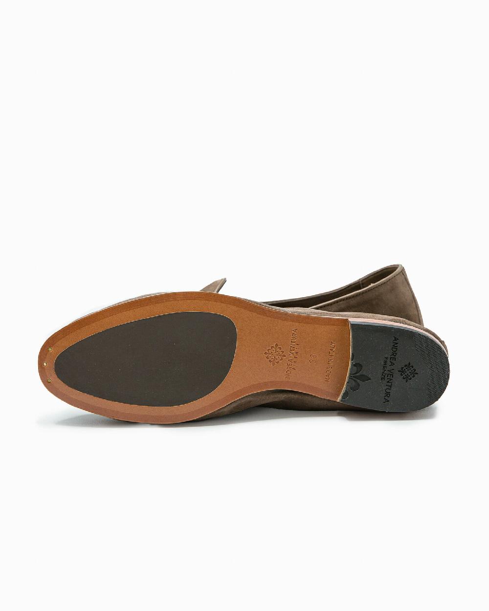 Andrea ventura MOCASSINO DONNA BELGIAN-D LS IN SUEDE BRONZO FANDANGO Spedizione gratuita