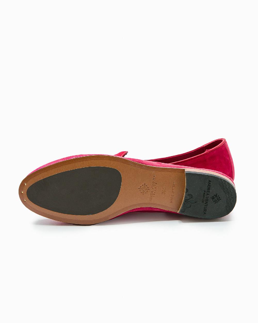 Andrea ventura MOCASSINO DONNA BELGIAN-D LS IN SUEDE ROSSO RUBINO Sconto di tempo limitato